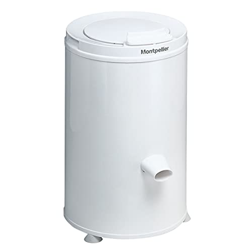 Montpellier MSD2800W | Freestanding 3kg 2800rpm Gravity Spin Dryer – White 16.5 x 16.5 x 23.5