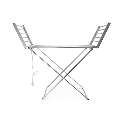 Status Heated Clothes Airer | Aluminium Clothes Drying Rack | Winged Electric Clothes Dryer Rack | AHCA-220W1PKB