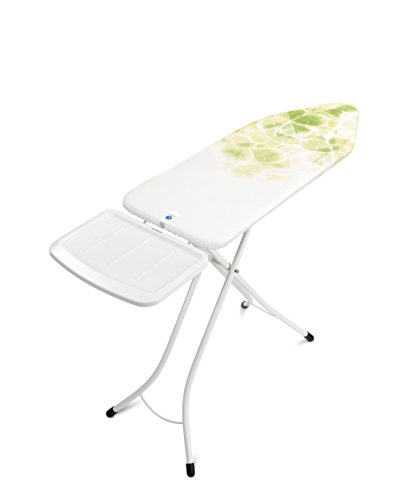Brabantia 'Leaf Clover' Ironing Board with Solid Steam Unit Holder, Metal, Green, Size C