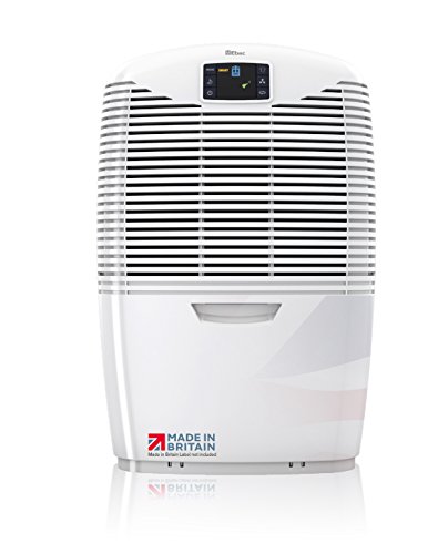 Ebac 3850e Most Powerful 21 Litre Dehumidifier for Condensation, Damp and Mould with Smart Auto-Function, ​Air Purification and Laundry Drying Modes, Free 2 Year Warranty, White