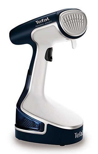 Tefal DR8085 Access Steam Handheld Garment Steamer, Travel/Portable, 1500 Watt, White/Blue