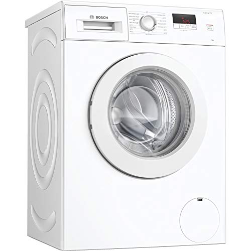 Bosch WAJ24006GB Serie 2 Freestanding Washing Machine with SpeedPerfect, 7kg load, 1200rpm spin, White
