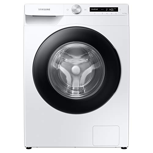 Samsung Series 5+ WW80T534DAW/S1 with Auto Dose Freestanding Washing Machine, 8 kg 1400 rpm, White, B Rated